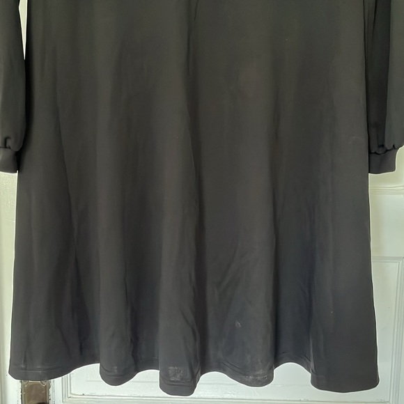 Allegra K Womens L Dress Black Contrast Button Decor Long Sleeve Work Office NWT - Picture 5 of 12